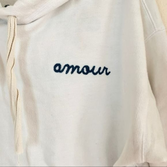 Sandrine Rose Amour Los Angeles Lover Dept. Oversized Embroidered Hoodie Medium - Picture 4 of 7